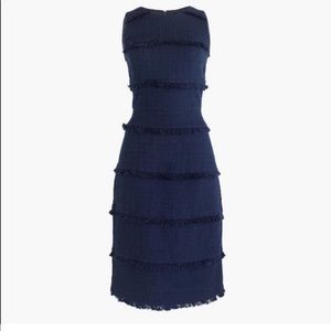 J Crew Navy Sheath Dress 000P